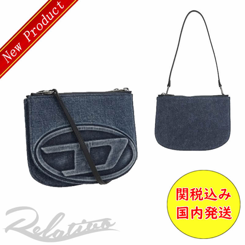 ★国内発送★【DIESEL】1DR Twin ショルダーバッグ デニム