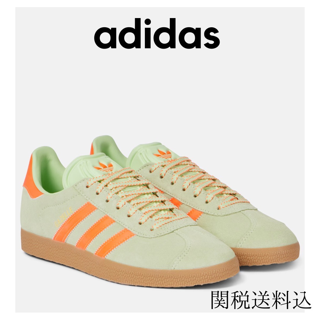 Adidas ガゼルレザートリムスエードスニーカー 関税送料込