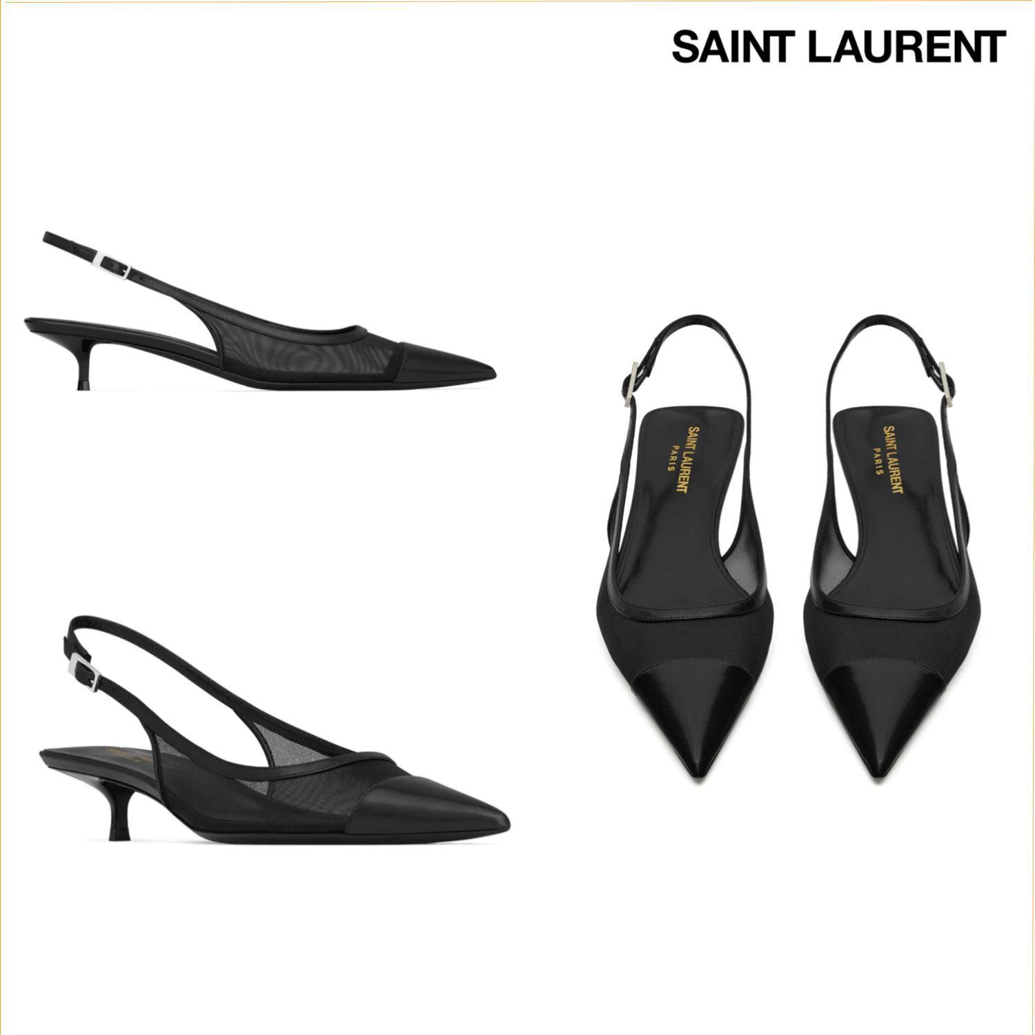 おすすめ☆Saint Laurentオキザリス スリングバック パンプス