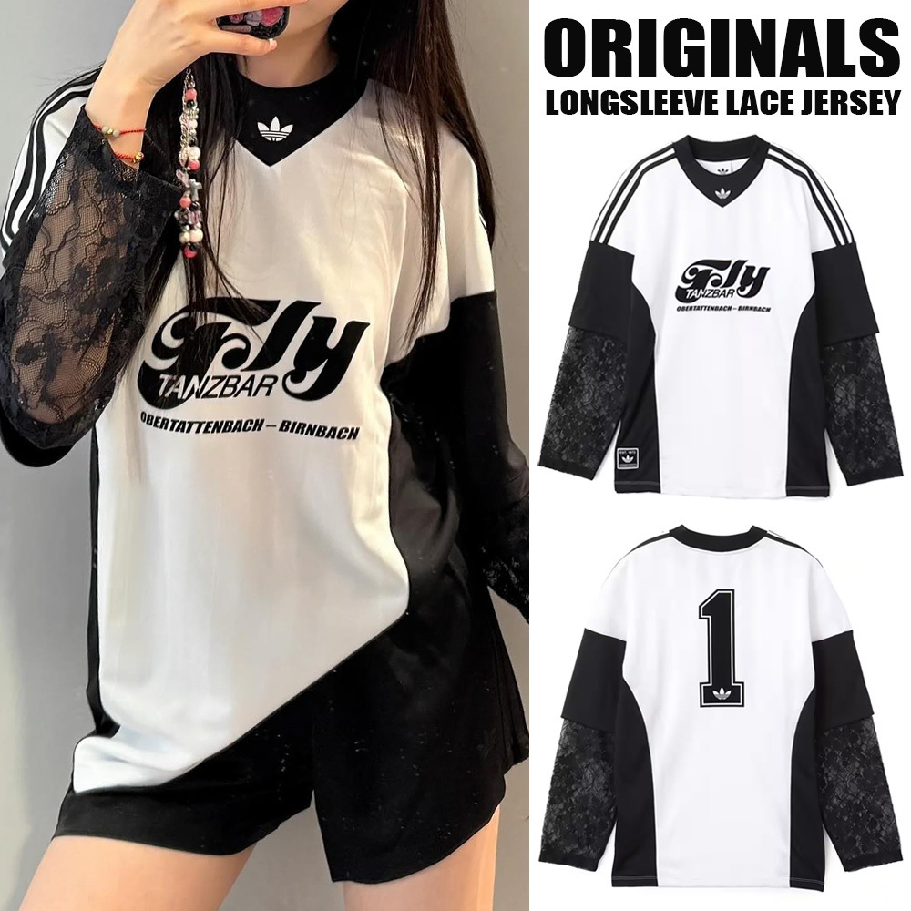 【ADIDAS ORIGINALS】★LONGSLEEVE LACE JERSEY★正規品★