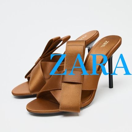 スペイン発送 ZARA フラットレザークロスサンダル 選べるカラー フラット ZARA(ザラ) サンダル・ミュール(レディース) 2ページ目