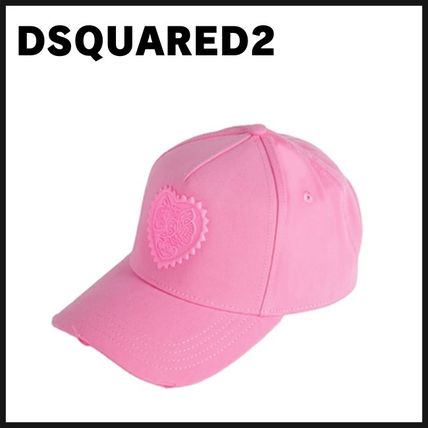 2025年新作入荷 ピンク系 D SQUARED2(ディースクエアード) 帽子(メンズ) - 海外 帽子