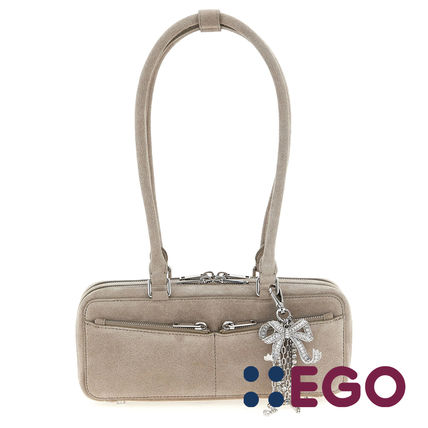 ショルダーバッグ・ポシェット SELF-PORTRAIT Woman Shoulder bag Brown PF25315T TAN Brown Leather Mini Shoulder Bag With Charm – self-portrait-US