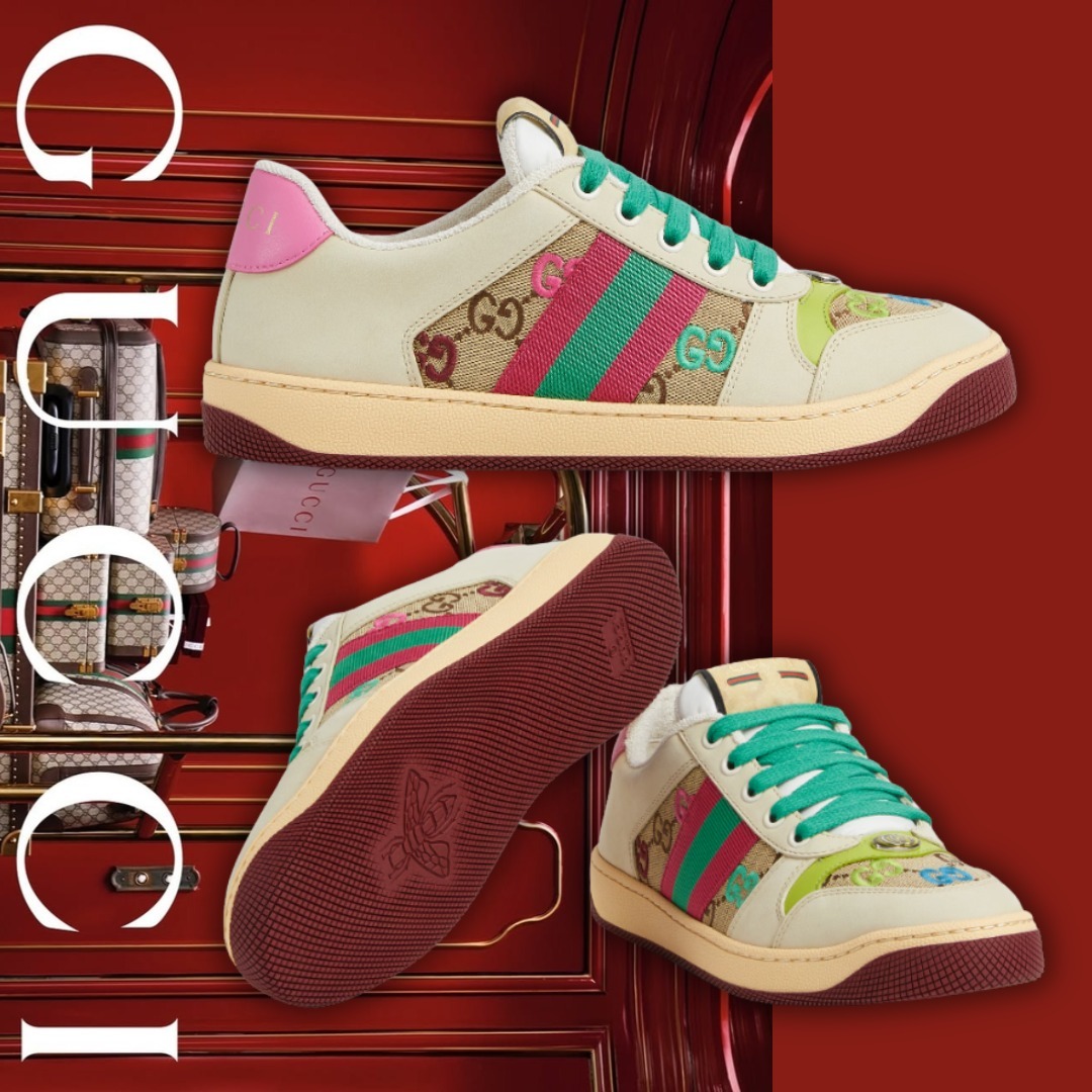 すぐ届く!【GUCCI】〔スクリーナー〕ウィメンズ スニーカー