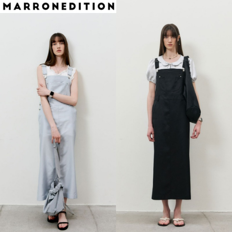 ★MARRON EDITION★韓国★25 Summer 超新作★ Overall Dress 2色