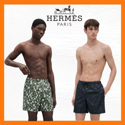HERMES エルメス スイム トランクス デクパージュ・ドゥ・H 水着