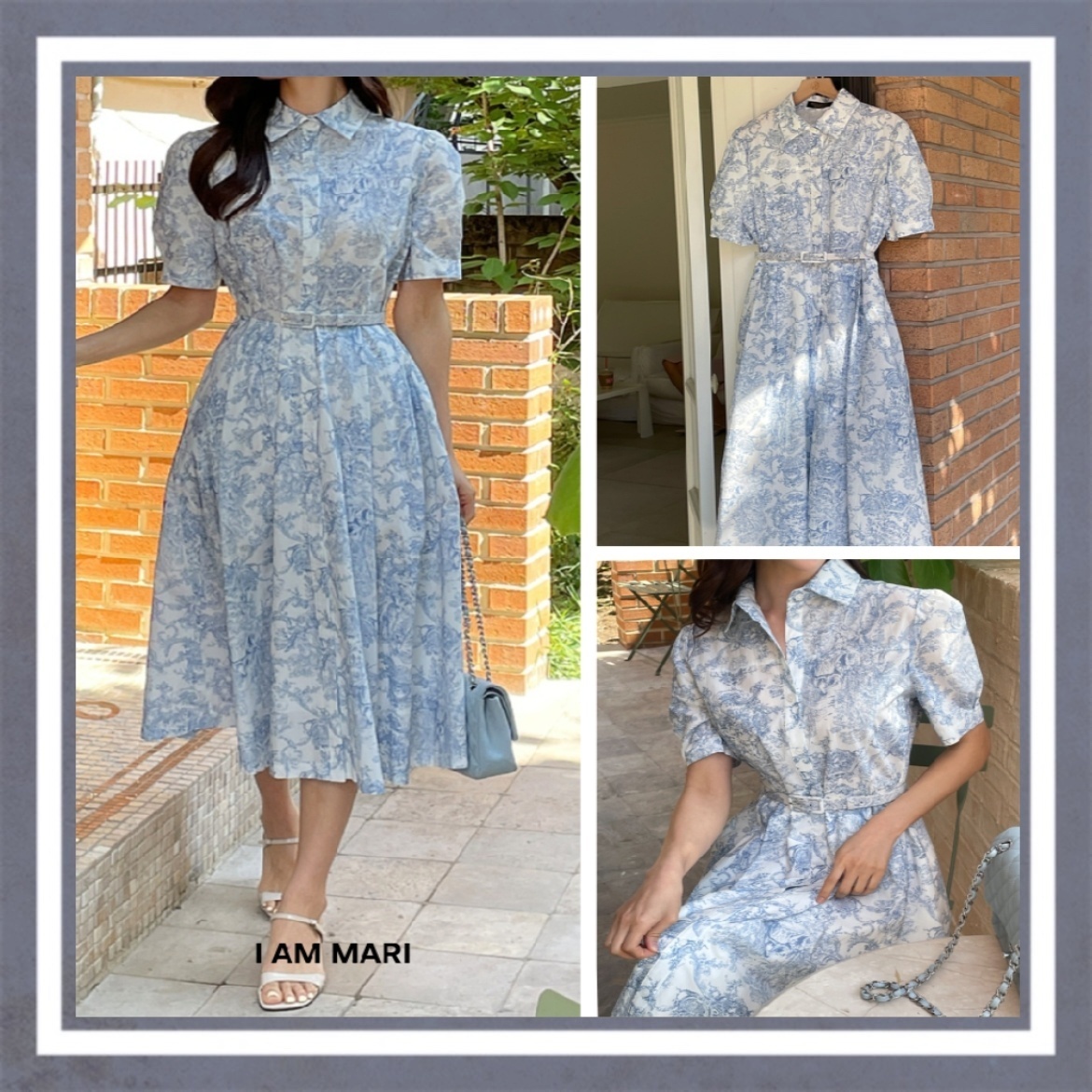【I AM MARI】Belforin Toilet Flower Puff One Piece