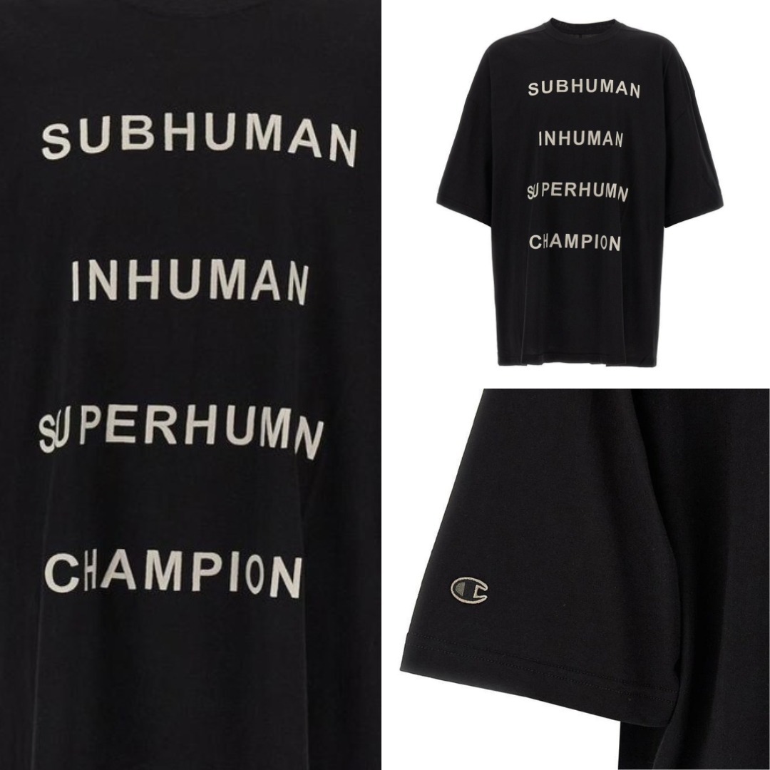 VIPセール【RICK OWENS】ブラック トミーTシャツ