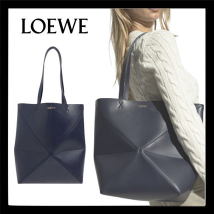 ネイビー（紺）系 LOEWE(ロエベ) トートバッグ(レディース