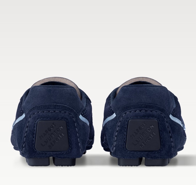 Louis Vuitton《LV ラリー スニーカー》ネイビー スエード 直営