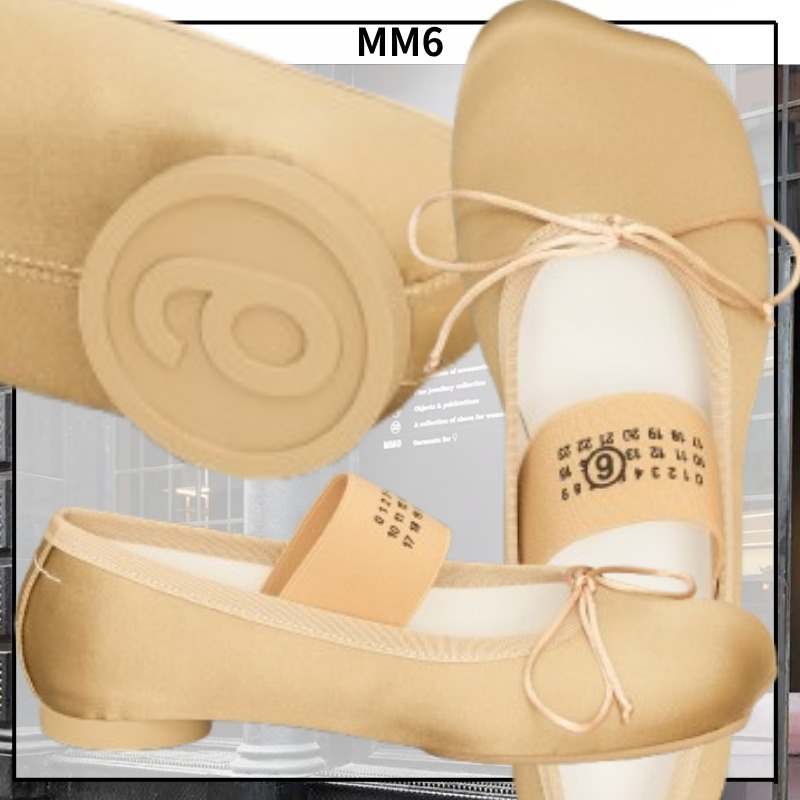 【大人かわいい】MM6 Anatomic Ballerina In Satin