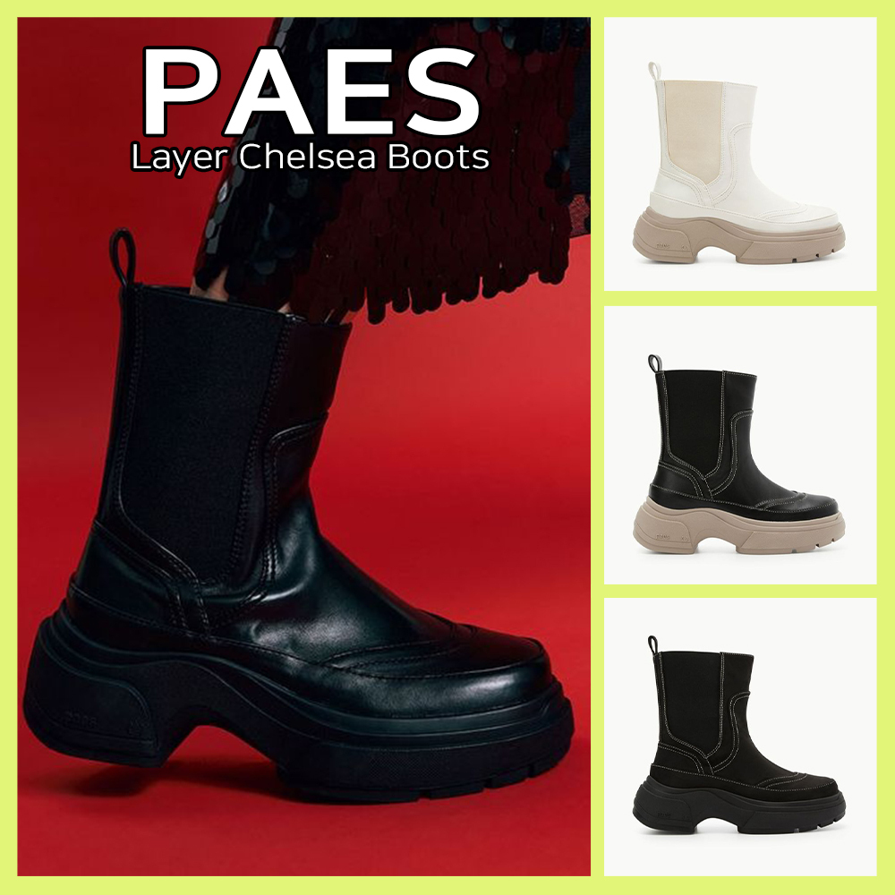 ●大人気 【PAES】Layer Chelsea Boots ●送料・関税込●