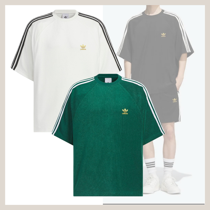 【adidas】ゴールドポイントロゴTシャツ