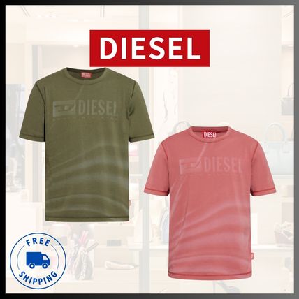 Tシャツ・カットソー DIESEL Men T-shirt Pink A161460CPAJ 3DM ピンク系 DIESEL(ディーゼル) Tシャツ・カットソー(メンズ