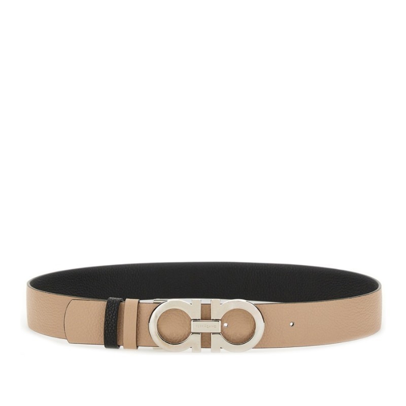 ベルト FERRAGAMO FW25 GANCINI REVERSIBLE BELT (615282 23A564415)