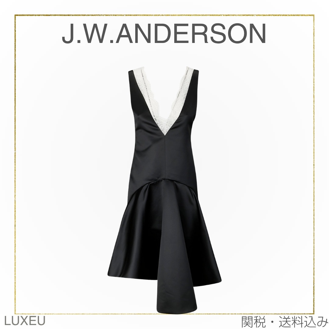 ＜SS25J.W.ANDERSON Vネックドレス