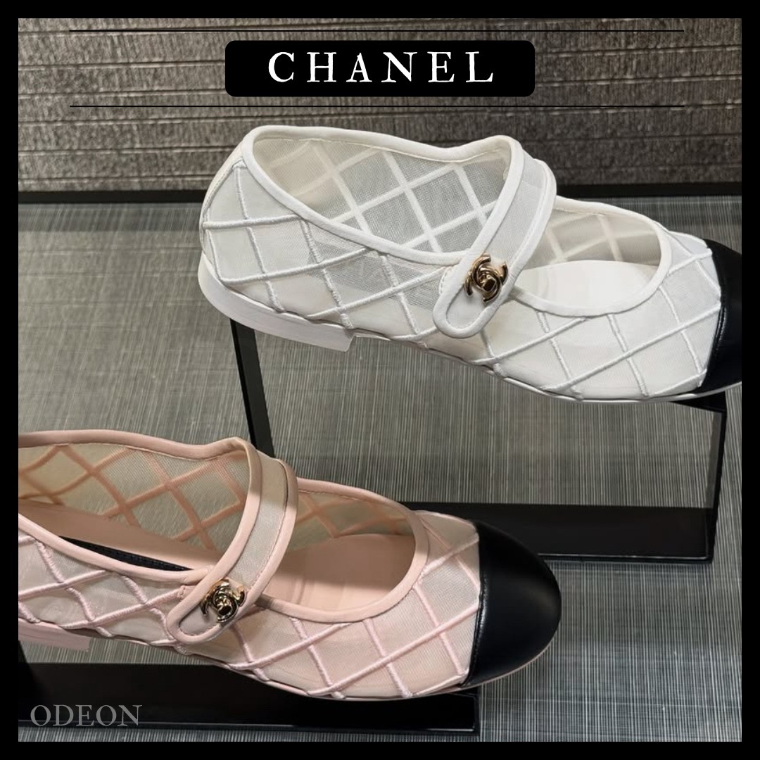 *透け感が可愛い*【CHANEL】メリージェーン25M限定