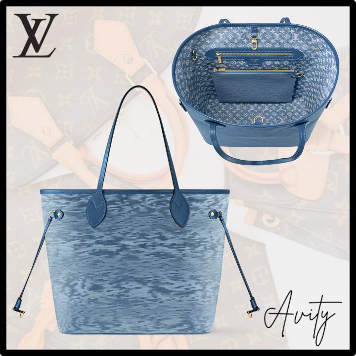 【クールなデニムブルーに注目♪】Louis Vuitton トートバッグ