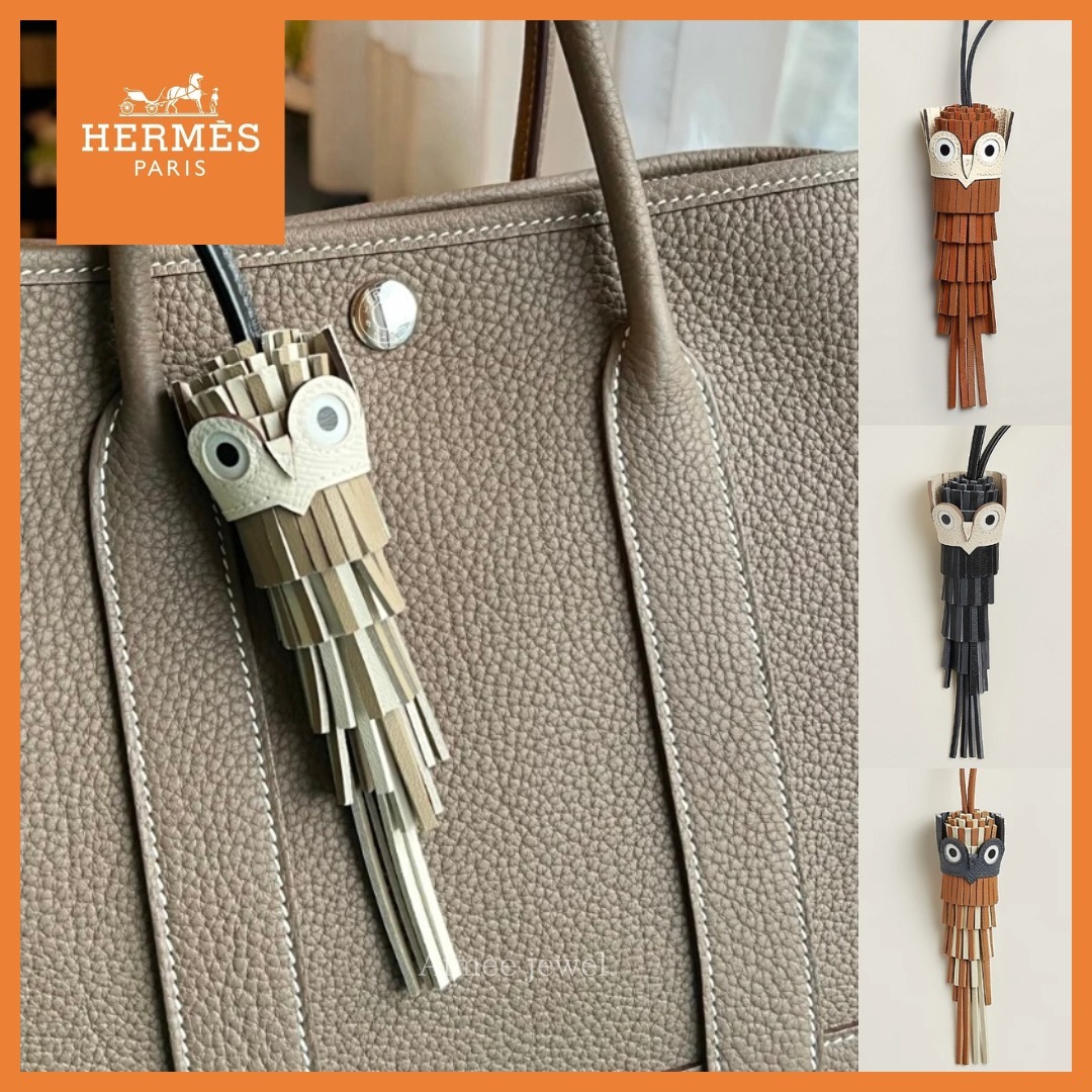 ＊わかいい＊【HERMES】Chouette フクロウ バッグチャーム