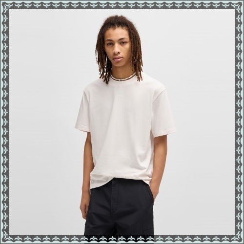 ★Hugo Boss★ Heavy Jersey Cotton Short Sleeve T-Shirt Relax