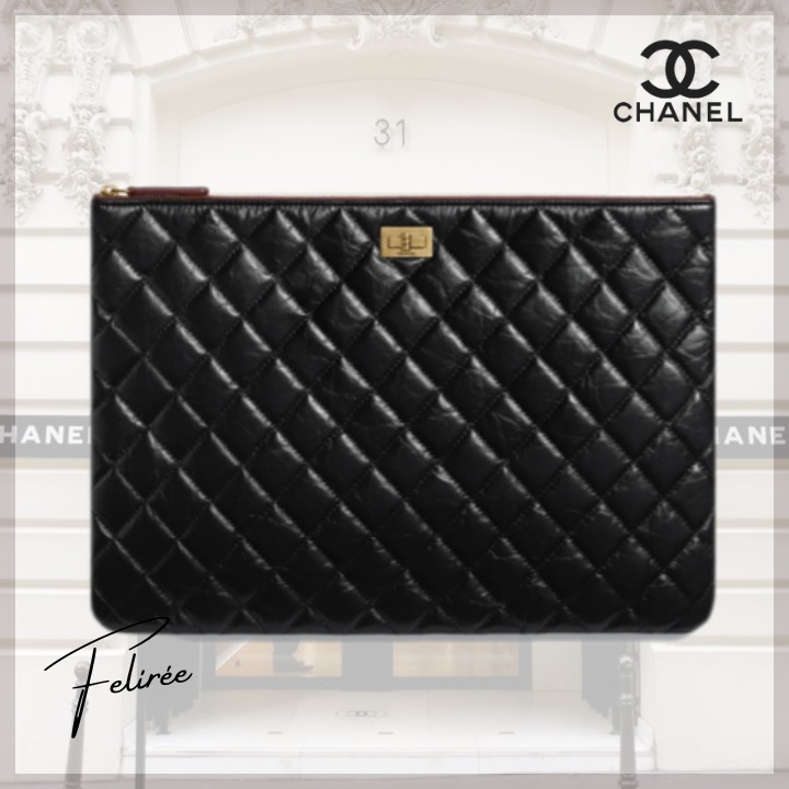 《永遠のアイコン♡》CHANEL 2.55 ラージ ポーチ