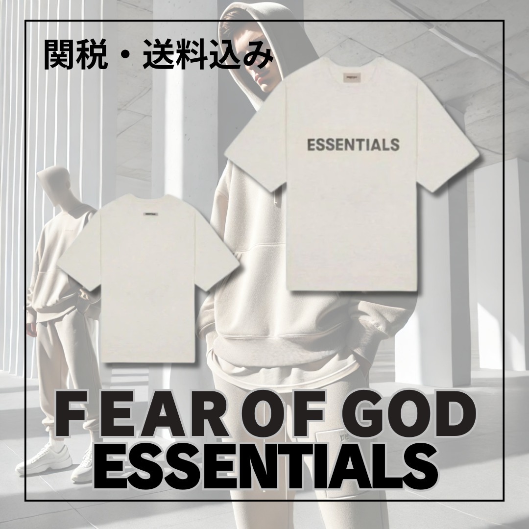 関税込み＊FEAR OF GOD ESSENTIALS＊SS20 3D ボックスTシャツ