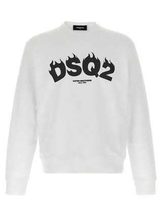 D SQUARED2 スウェット・トレーナー ホワイト系 ホワイト(白)系 D SQUARED2(ディースクエアード) スウェット