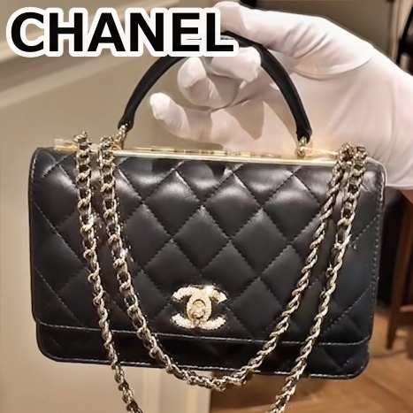 《2025春夏》CHANEL トップハンドル チェーンウォレット