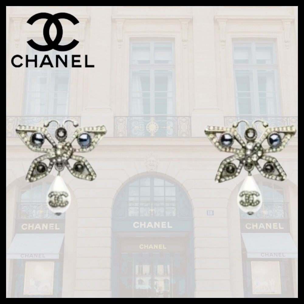 【エレガント☆蝶々】CHANEL ピアス