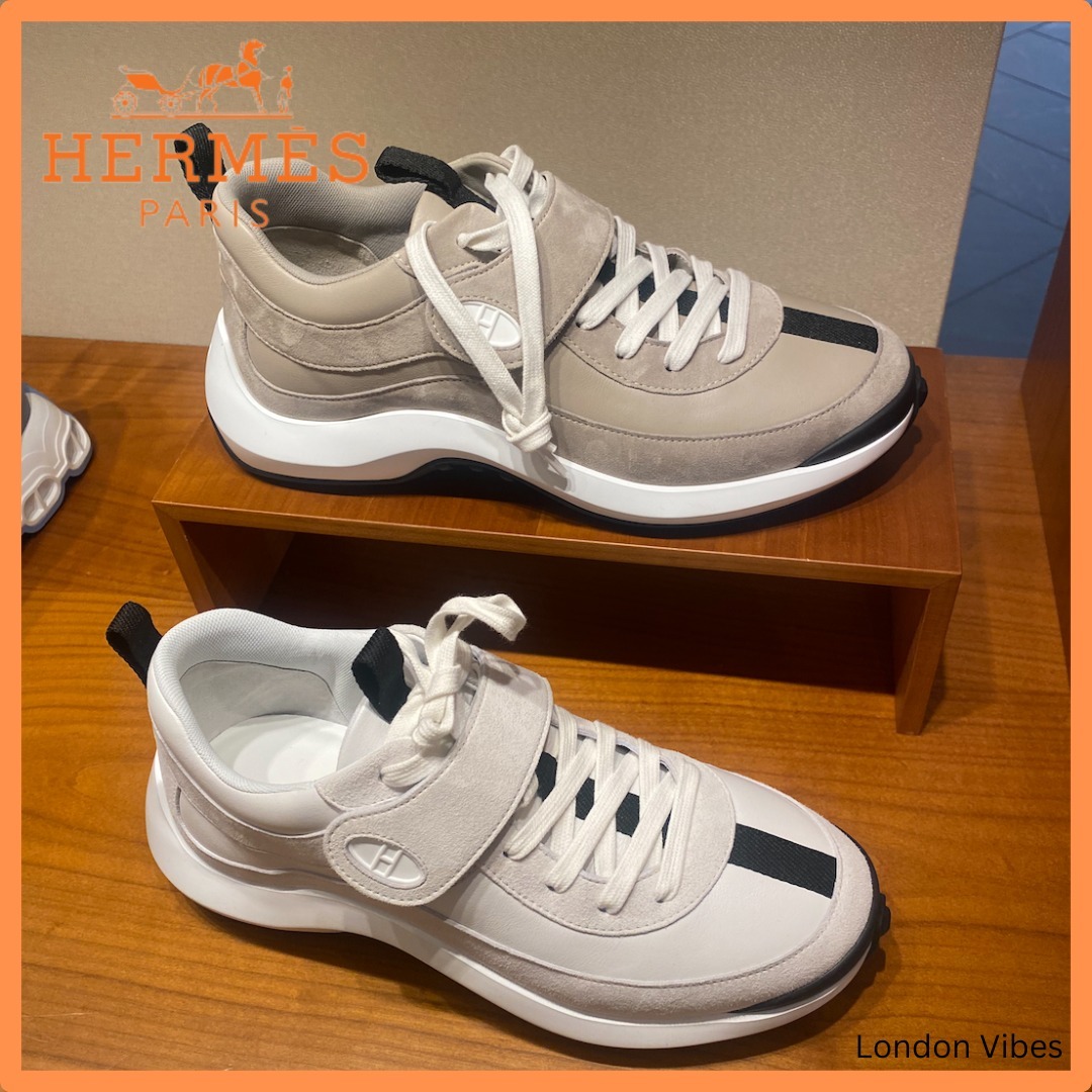 新作 HERMES ループ スニーカー スエード 上品カジュアル◎