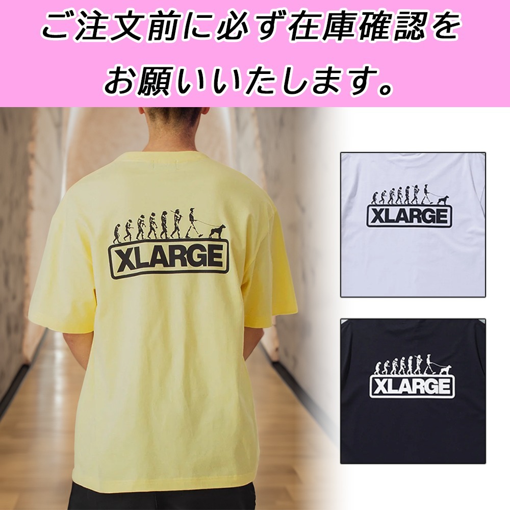 国内配送★XLARGE★バックグラフィック EVOLUTION S/S TEE 3色