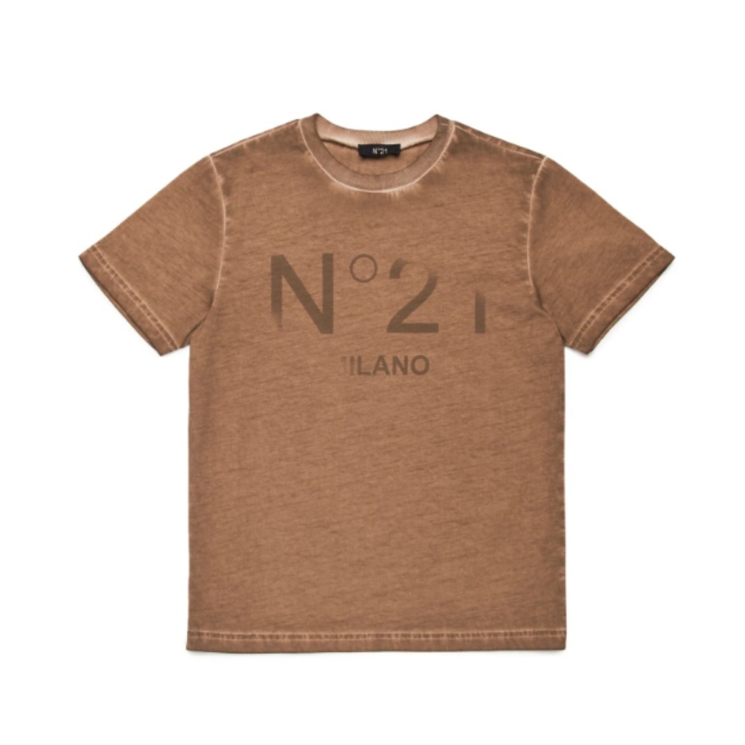 N°21 ◆ ヌメロ ロゴ 半袖 Tシャツ《大人もOK!》