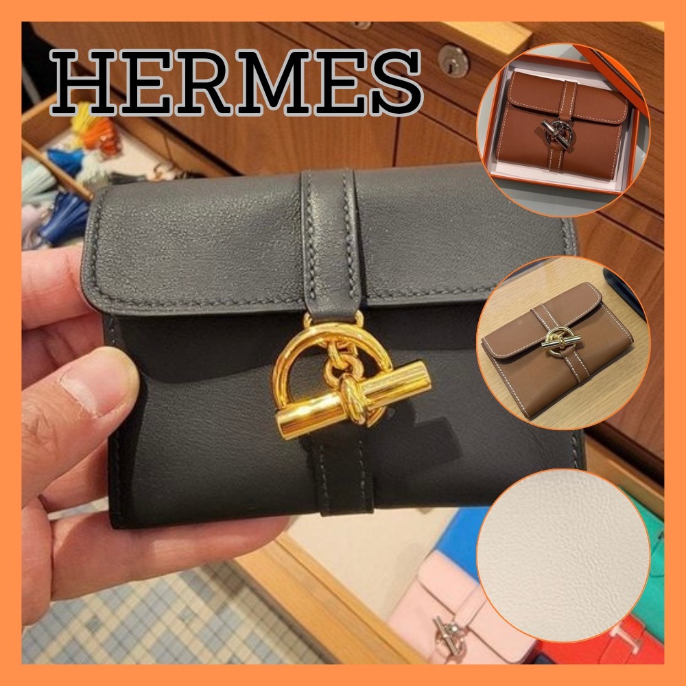 【格調高き逸品】HERMES コンパクト ウォレット