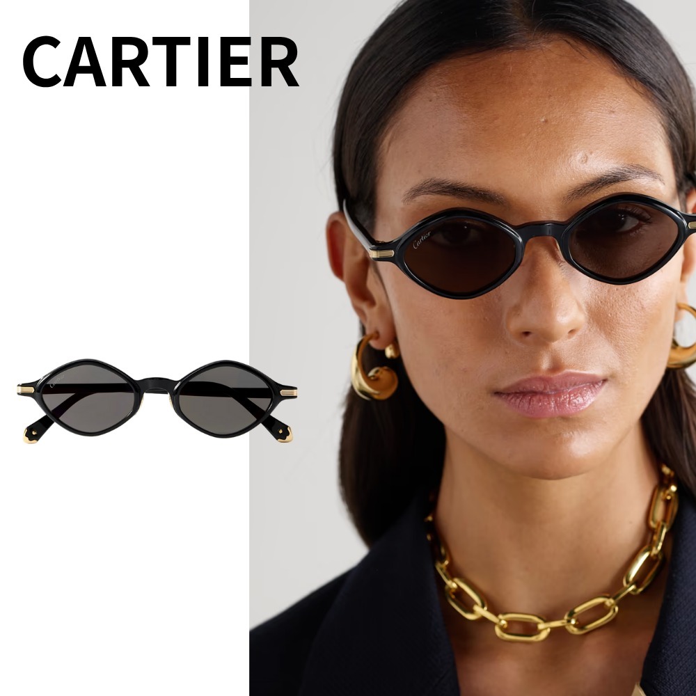 CARTIER/カルティエ/signatureラウンドフレームサングラス