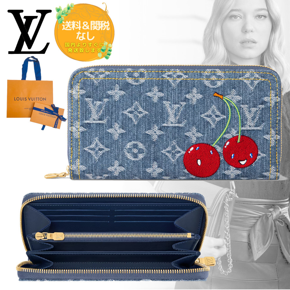 【国内即発】希少！LV × TM デニム ジッピー・ウォレット