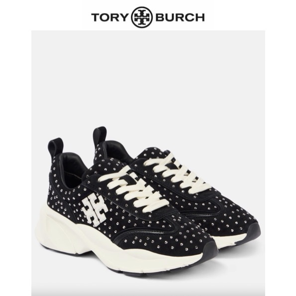 関税,送料無料 TORY BURCH スタッズ付スニーカー