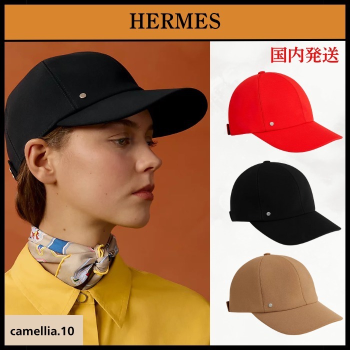 シンプルに上品に【HERMES】キャスケット テス ミラノジャージー