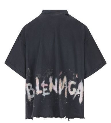 ［BALENCIAGA ］バレンシアガ Nail Polish クロップド Tシャツ