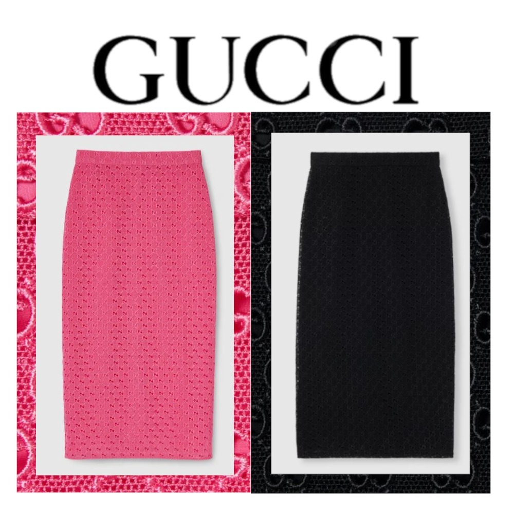 注目の新作♪【GUCCI】GGマクラメ スカート