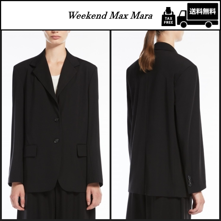 【Weekend Max Mara】[エバノ] シングル ジャージー ブレザー