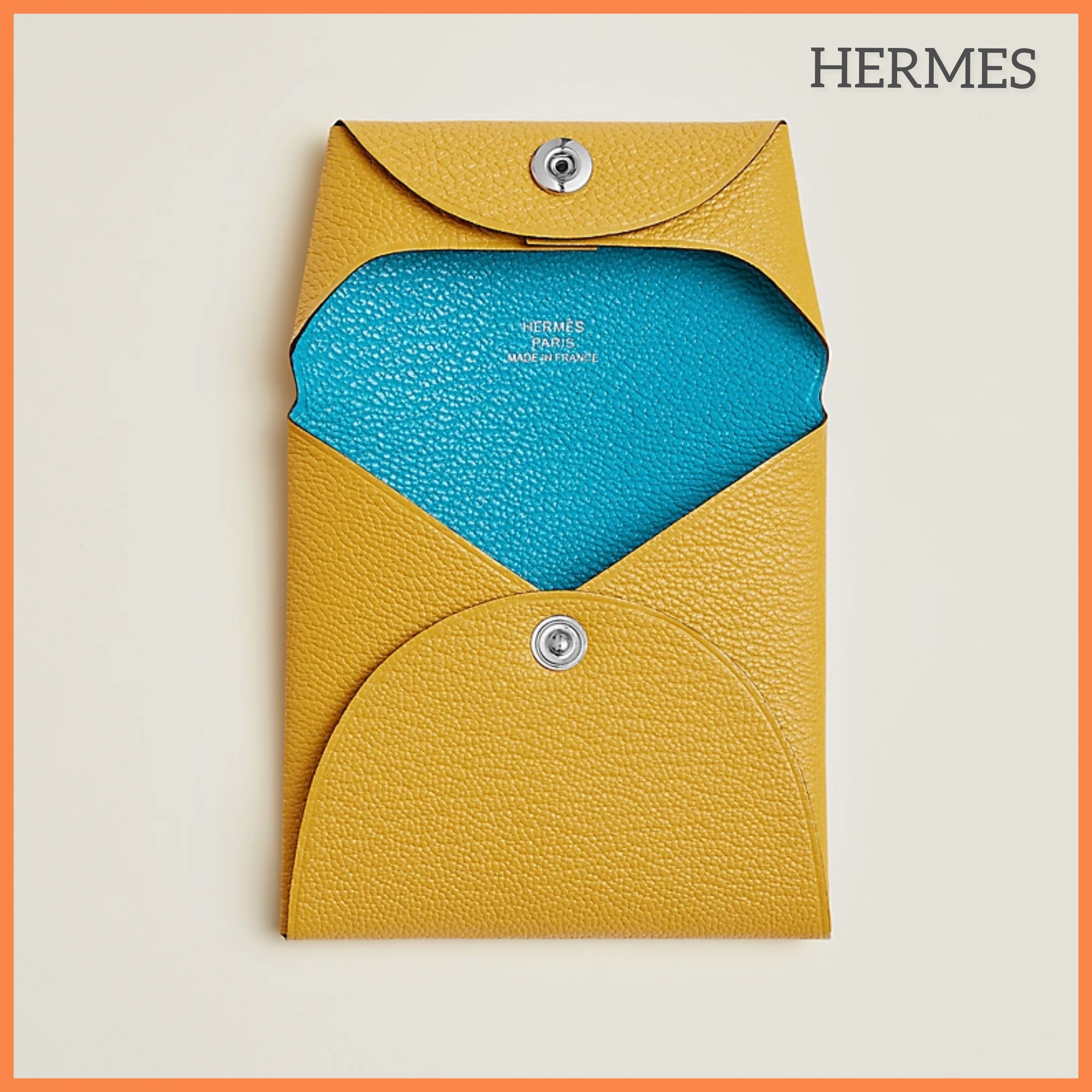 【レア商品★】HERMES レディース コインケース Sun×Blue