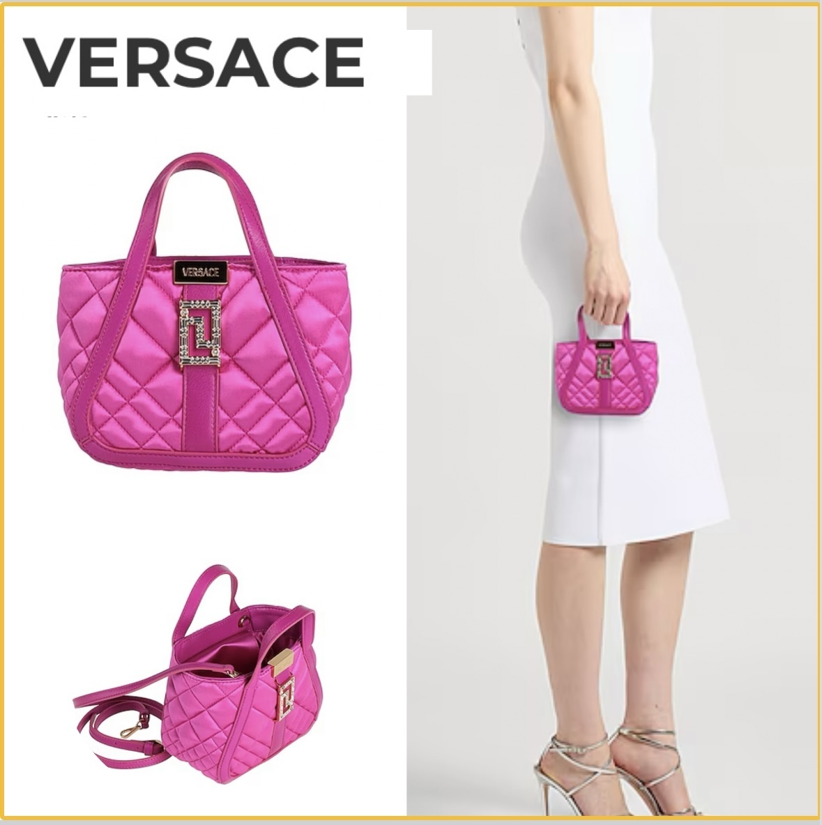 『関税送料込』VERSACE(ヴェルサーチェ)人気のハンドバッグ