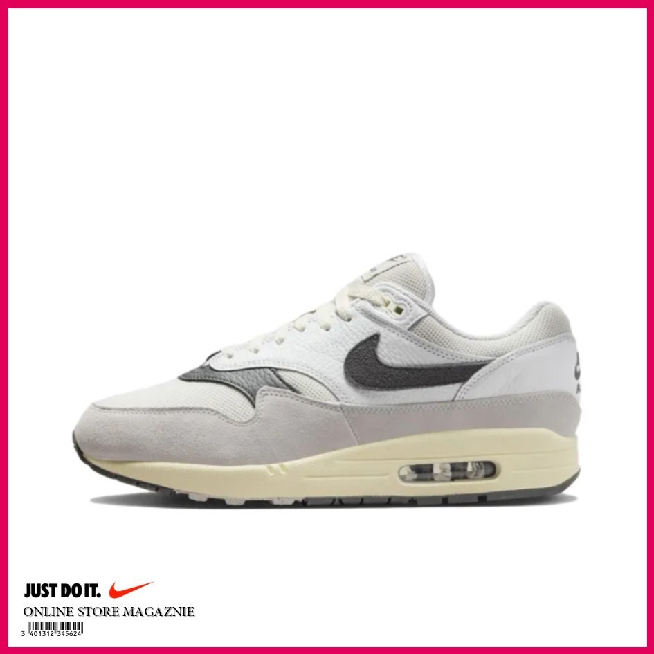 スニーカー (Nike) Air Max 1 Light Bone Iron Grey
