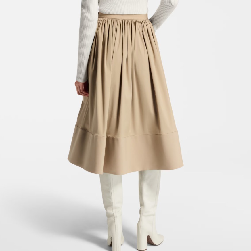 オシャレ♪Louis Vuitton★《XL ヘム ミディスカート》ベージュ