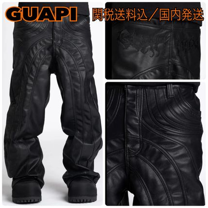 レザーパンツ GUAPI(グアピ) メンズ - 海外通販のBUYMA