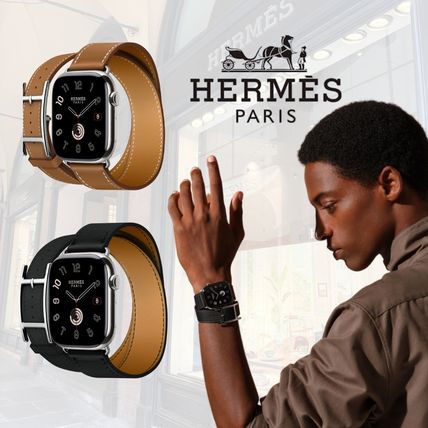 Apple Watch Hermès ドゥブルトゥール 《アピ/アトラージュ》 42