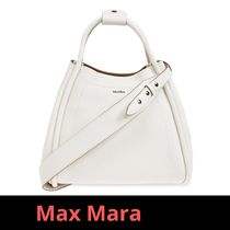 Max Mara ロゴプレート トップハンドルバッグ☆関税・送料込み☆