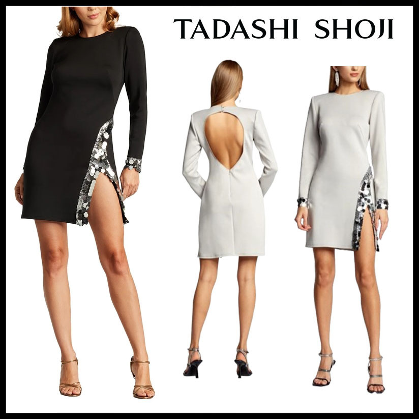 Tadashi Shoji ローレン ネオプレン ミニドレス