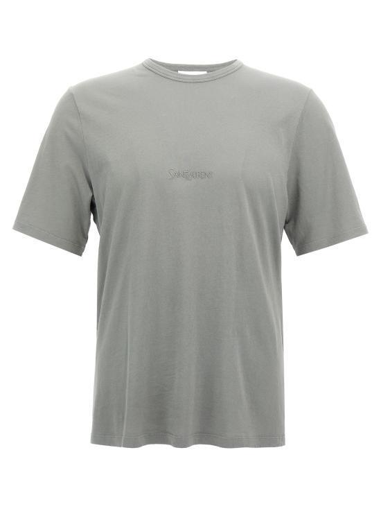 Tシャツ・カットソー SAINT LAURENT Men T Shirts 818535YBHD21467 Gray