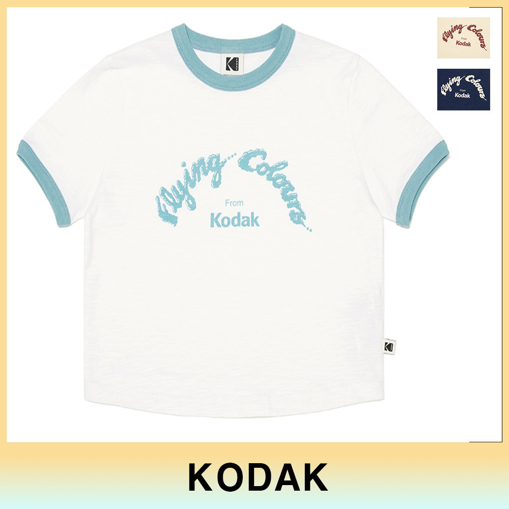 Tシャツ・カットソー [KODAK] Graphic Ringer T-Shirt Women